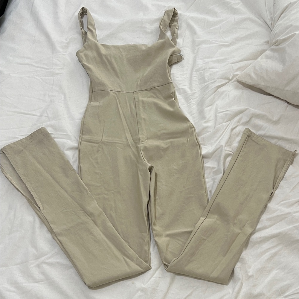 Plt tan jumpsuit